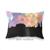 Bar Harbor Maine geometric skyline - 5x7 Unframed Print / RebeccaPurple - Geometric Skyline