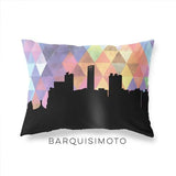 Barquisimeto Venezuela geometric skyline - Pillow | Lumbar / RebeccaPurple - Geometric Skyline