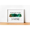 Between Every Two Pines | Portland Vibes Collection - 5x7 Unframed Print - Portland Vibes