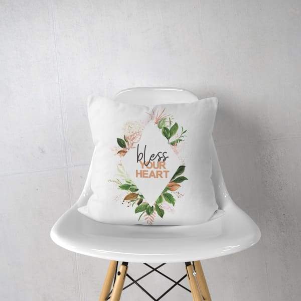 Bless Your Heart | Charleston Vibes Collection - Pillow | Square - Charleston Vibes