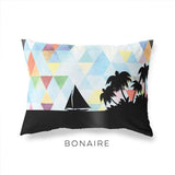 Bonaire geometric skyline - Pillow | Lumbar / LightSkyBlue - Geometric Skyline