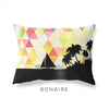Bonaire geometric skyline - Pillow | Lumbar / Yellow - Geometric Skyline