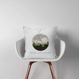 Bowling Green Kentucky city skyline with vintage Bowling Green map - City Map Skyline