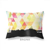 Bronx New York geometric skyline - Pillow | Lumbar / Yellow - Geometric Skyline