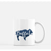 Buffalo New York buffalo - Mug | 15 oz / SteelBlue - City Map Skyline