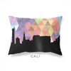 Cali Colombia geometric skyline - Pillow | Lumbar / RebeccaPurple - Geometric Skyline