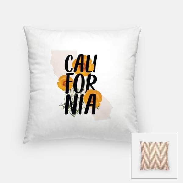 California state flower - Pillow | Square - State Flower