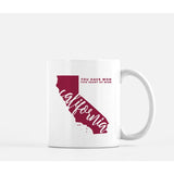 California State Song - Mug | 11 oz / Dark Red - State Song