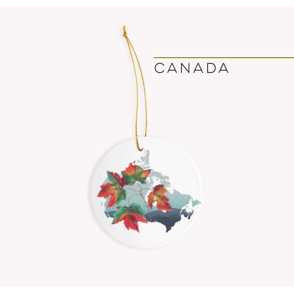 Canada Maple Leaf | National Flower Series - Ornament - State Flower