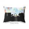Castries St Lucia geometric skyline - Pillow | Lumbar / LightSkyBlue - Geometric Skyline