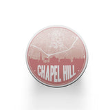 Chapel Hill NC map coaster set | sandstone coaster set in 5 colors - Set of 2 / Pink - City Road Maps