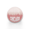 Chicago Illinois map coaster set | sandstone coaster set in various colors - Set of 2 / Pink - City Road Maps
