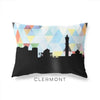 Clermont Florida geometric skyline - Pillow | Lumbar / LightSkyBlue - Geometric Skyline