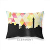 Clermont Florida geometric skyline - Pillow | Lumbar / Yellow - Geometric Skyline