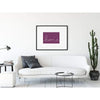 Colorado ’home’ state silhouette - 5x7 Unframed Print / Purple - Home Silhouette