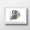 Colorado State Flower and State Symbols Gallery Wall - Gallery Walls