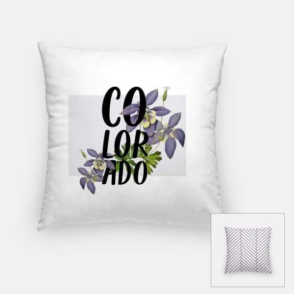 Colorado state flower - Pillow | Square - State Flower