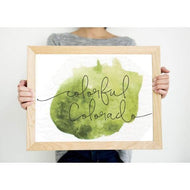 Colorado state motto - 5x7 Unframed Print - State Motto