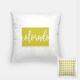 Colorado State Song - Pillow | Square / Khaki - State Song