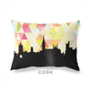 Cork Ireland geometric skyline - Pillow | Lumbar / Yellow - Geometric Skyline