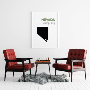 Customizable Nevada state art - Customizable