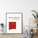 Customizable New Mexico state art - Customizable
