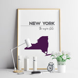 Customizable New York state art - Customizable