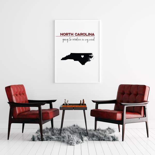 Customizable North Carolina state art - Customizable