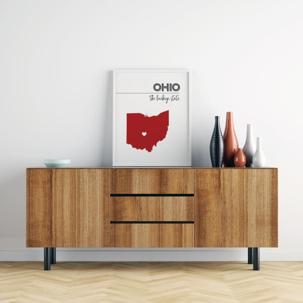 Customizable Ohio state art - Customizable