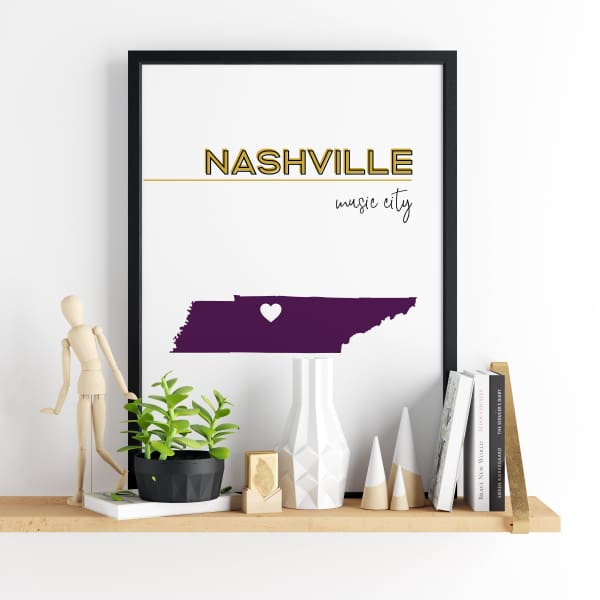Customizable Tennessee state art - Customizable