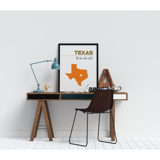 Customizable Texas state art - Customizable