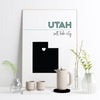 Customizable Utah state art - Customizable