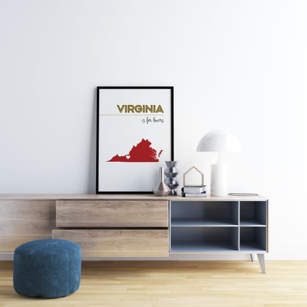 Customizable Virginia state art - Customizable
