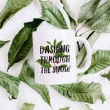 Dashing Through the Snow - Botanical Christmas mug - Mugs