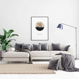 Delhi India city skyline with vintage Delhi map - 5x7 Unframed Print - City Map Skyline