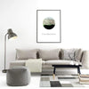 Edinburgh Scotland city skyline with vintage Edinburgh map - 5x7 Unframed Print - City Map Skyline