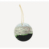 Edinburgh Scotland city skyline with vintage Edinburgh map - Ornament - City Map Skyline