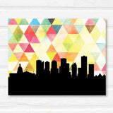 Edmonton Alberta geometric skyline - Geometric Skyline