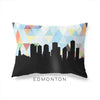 Edmonton Alberta geometric skyline - Pillow | Lumbar / LightSkyBlue - Geometric Skyline