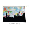 Florence Italy geometric skyline - Pouch | Small / LightSkyBlue - Geometric Skyline