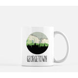 Georgetown Guyana city skyline with vintage Georgetown map - Mug | 11 oz - City Map Skyline