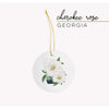 Georgia Cherokee Rose | State Flower Series - Ornament - State Flower