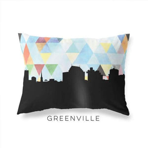 Greenville South Carolina geometric skyline - Geometric Skyline