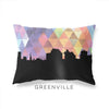 Greenville South Carolina geometric skyline - Geometric Skyline