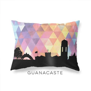 Guanacaste Costa Rica geometric skyline - Pillow | Lumbar / RebeccaPurple - Geometric Skyline