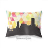 Guayaquil Ecuador geometric skyline - Pillow | Lumbar / Yellow - Geometric Skyline