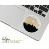 Halifax Nova Scotia city skyline with vintage Halifax map - City Map Skyline