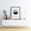 Halifax Nova Scotia city skyline with vintage Halifax map - City Map Skyline