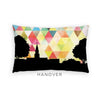 Hanover New Hampshire geometric skyline - Pillow | Lumbar / Yellow - Geometric Skyline