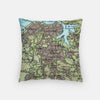 Havana Cuba city skyline with vintage Havana map - City Map Skyline
